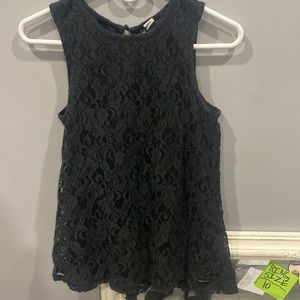 Black Lace Top